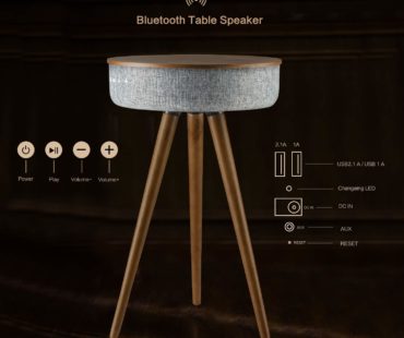 Z1 PORTABLE BLUETOOTH SPEAKER WITH WIRELESS CHARGER (Table Speaker)