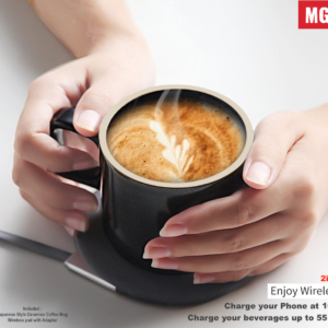 WIRELESS CHARGING + WIRELESS HEATING CUP