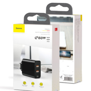 Baseus 60w Quick Charge 4.0 3.0 Multi USB Charger For iPhone Samsung iPad Pro Macbook SCP QC4.0 QC3.0 QC Type C PD Fast Charger