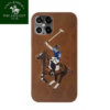 iPhone 12 Pro Max Jockey Series Genuine Santa Barbara Leather Case